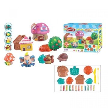 Фото1.Тісто для ліплення, 12 кольорів, 7 форм, інструменти, в коробці