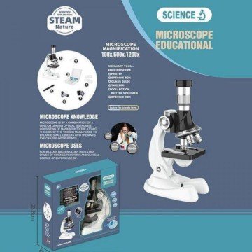 Фото1.Мікроскоп збільшення 100х, 600х та 1200х