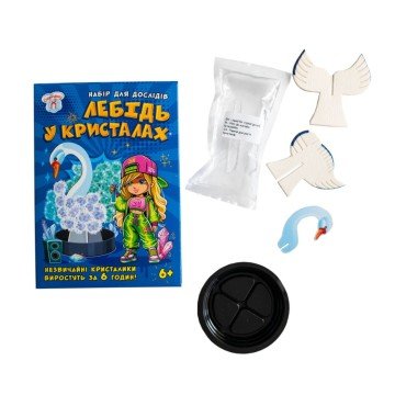 Фото1.Набір для експериментів.Лебідь в кристалах