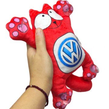 Фото1.Котик Саймон на присосках 24 см KIA (ЧЕРВОНИЙ)