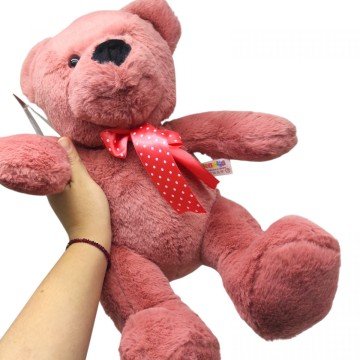 Фото1.М'яка іграшка Ведмедик Тедді 35 см (РОЖЕВИЙ)