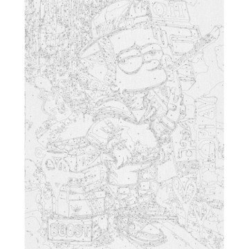 Фото1.Картина за номерами 