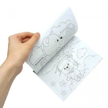 Фото1.Розфарбовка, 148х210 мм, (ВЕДМЕДИК)