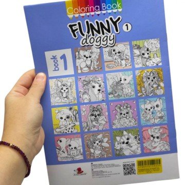 Фото2.Розфарбовка,210х297 мм, (FUNNY DOGY 1)