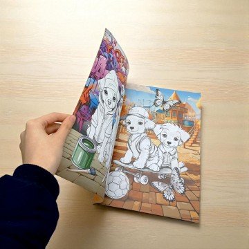 Фото2.Розфарбовка, 210х297 мм, (DOGGY ВИД1)