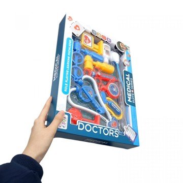 Фото1.Лікар набір стетоскоп, шприц, аксес короб. 39*5,3*28