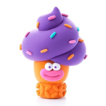 Фото1.Набір самозатвердівающого пластиліну Ліпака – Файні морозивка: Торнадик