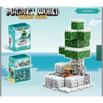 Фото1.Магнітний конструктор «Блоки Minecraft» (39 елементів) MIC (279747)