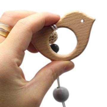 Фото1.Гризунок-прорізувач деревʼяний 