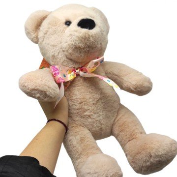 Фото2.Мʼяка іграшка Ведмедик Тедді 35 см (ПУДРОВИЙ)