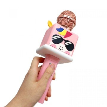 Фото2.Мікрофон ЄДИНОРІЖКА (ФІОЛЕТОВА) В ОКУЛЯРАХ