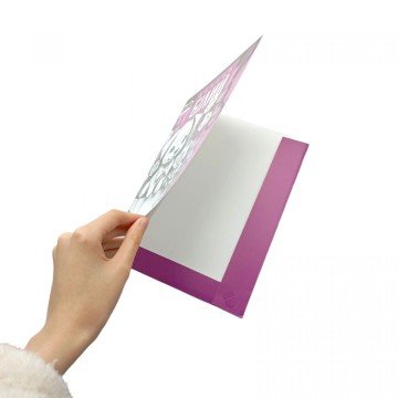 Фото1.Набір картона білий, 210х297 мм, 7 аркушів, в кольоровій папці