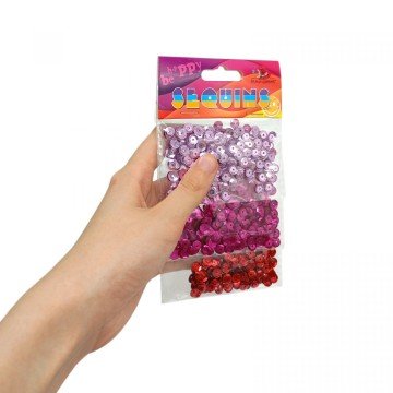 Фото1.Блискітки, 10мм, 5г*3 пакетики