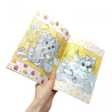 Фото1.Розфарбовка,А5 (LITTLE PUPPIES 1)