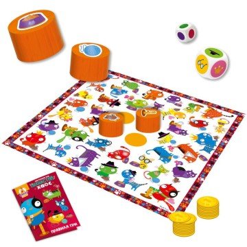 Фото1.Гра настільна розважальна. Пухнастий хаос