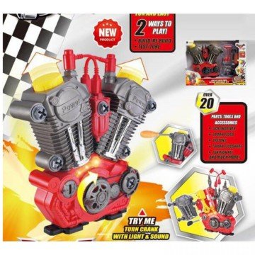 Фото2.Музичний двигун конструктор, імітація запалювання двигуна, підсвічування, звуки, рухомі елементи, в 