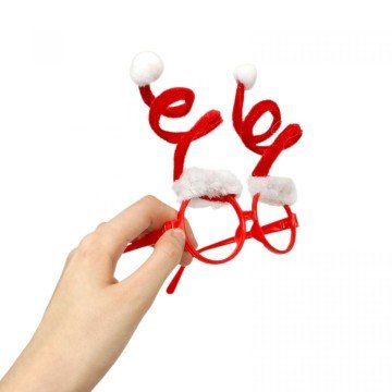 Фото2.Новорічні окуляри Ковпак пружинка 12 см