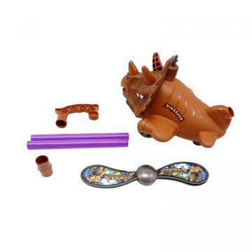 Фото2.Каталка ДИНОЗАВР (КОРИЧНЕВИЙ)