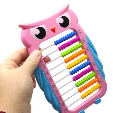 Фото2.Рахівничка дитяча СОВА (РОЖЕВА)