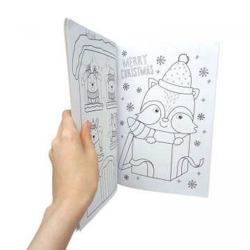 Фото2.Набір для малювання  ВОСКОВИМИ ОЛІВЦЯМИ (CHRISTMAS DREAMS)