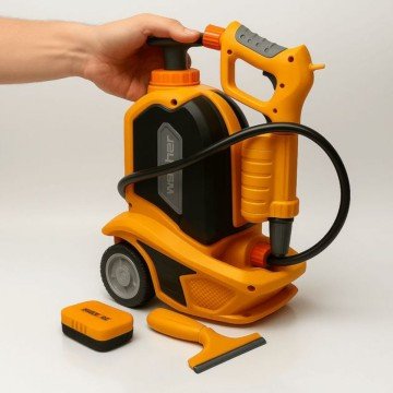 Фото2.Мийка помпова система накачування води, механічний принцип, скребок, губка, ганчірка, в коробці