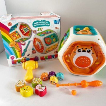 Фото2.Ігровий центр, ОЗВУЧУВАННЯ УКРАЇНСЬКОЮ МОВОЮ, підсвічування, пісні, казки, скоромовки, цифри, музичн