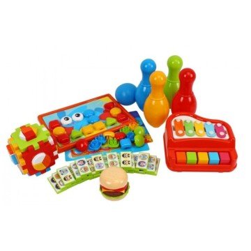 Фото2.Новорічний набір іграшок ТехноК (коробка 37 х 27.5 х 19.3 см)