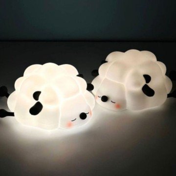 Фото2.Нічник ОВЕЧКА (РОЖЕВА)