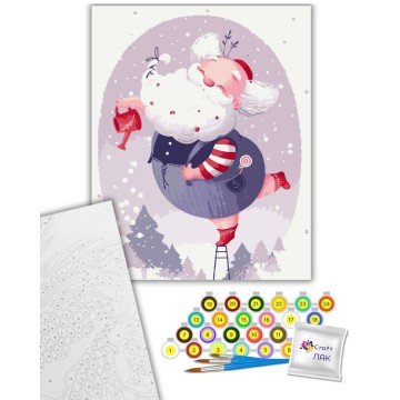 Фото1.Картина за номерами 