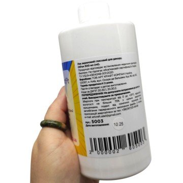 Фото1.Лак акриловий глянсовий, 500 мл (0,5 л)