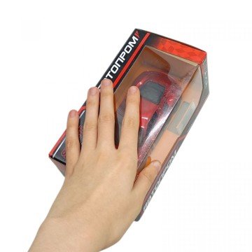 Фото1.АВТОПРОМ 1:32 AUDI R8 LMS (ЧЕРВОНА)