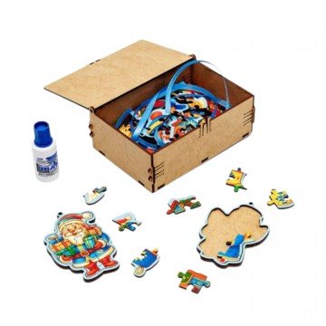 Фото1.Новорічний бокс-пазли 