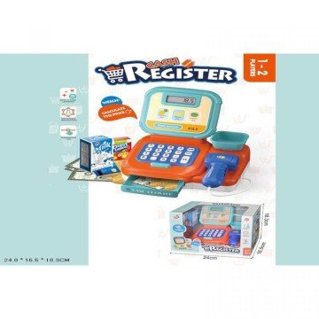 Фото1.Касовий апарат з набором батар.муз.світло.кор.24*16,5*18,3 см.