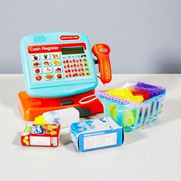 Фото1.Касовий апарат з набором батар.муз.світ.кор.38*16*21,7 см.