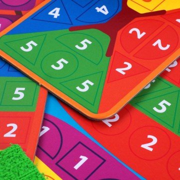 Фото1.Набір для творчості зі плюшевою мозаїкою «Транспорт» укр