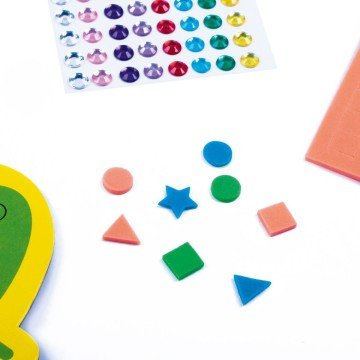 Фото1.Набір для творчості з мʼякою мозаїкою та стразами 