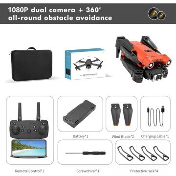 Фото1.Квадрокоптер на радіокеруванні акумулятор, USB-кабель, викрутка, пульт, підсвічування, HD камера, су