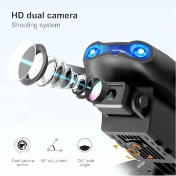 Фото1.Квадрокоптер на радіокеруванні акумулятор, USB-кабель, викрутка, пульт, підсвічування, HD камера, су