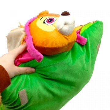 Фото3.Подушка-складушка песик (43см)