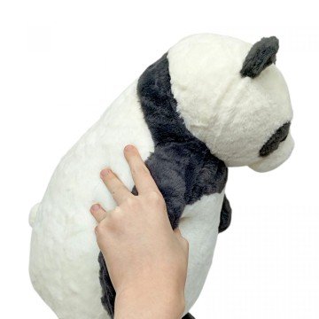 Фото2.Мʼяка іграшка ведмедик товстунчик Панда 43 см.