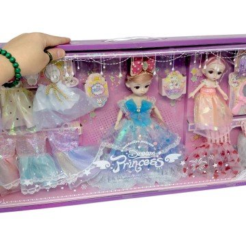 Фото1.Лялька в коробці  В (РОЖЕВІЙ) СУКНІ