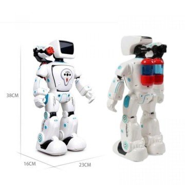 Фото1.Робот на радіокеруванні, ОЗВУЧУВАННЯ УКРАЇНСЬКОЮ МОВОЮ, лед-підсвіч., сенсорні датчики, рух, стріляє