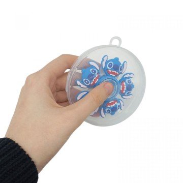 Фото1.Спінер гумовий STITCH (МʼЯТНИЙ)