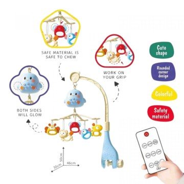 Фото2.Карусель музична (БЛАКИТНА)