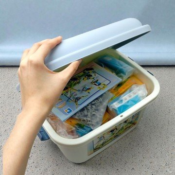 Фото1.Конструктор на радіокеруванні 361 деталь, автоматичний рух, колесо вільного ходу, рух вперед-назад, 