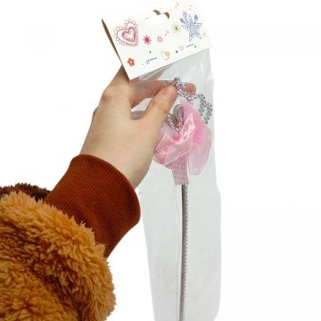 Фото1.Чарівна паличка Корона з бантиком 32 см