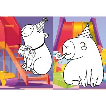 Фото2.Книжка-розмальовка зі стікерами 