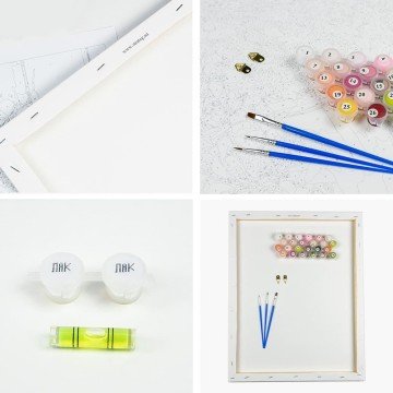 Фото1.Картина по номерах 