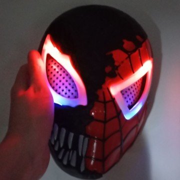 Фото1.Маска Людина павук веном, світиться (в коробці)