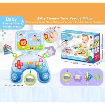 Фото1.Дитяча подушка в коробці (Рожева)